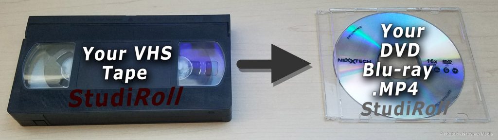 Your VHS, VHS-C, SVHS, Video8, Digital8, Hi8, and 8mm Tape to Your DVD, Blu-Ray, MP4